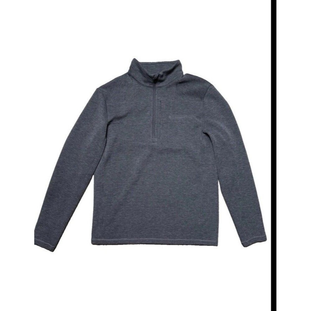 Vineyard Vines Gray On The Go OTG Performance 1/4 Zip Shep Shirt Men Size Small